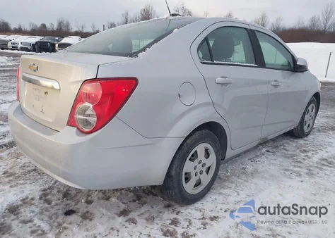 2015 Chevrolet Sonic Ls Auto из США, поврежденный, VIN 1G1JA5SH0F4115600